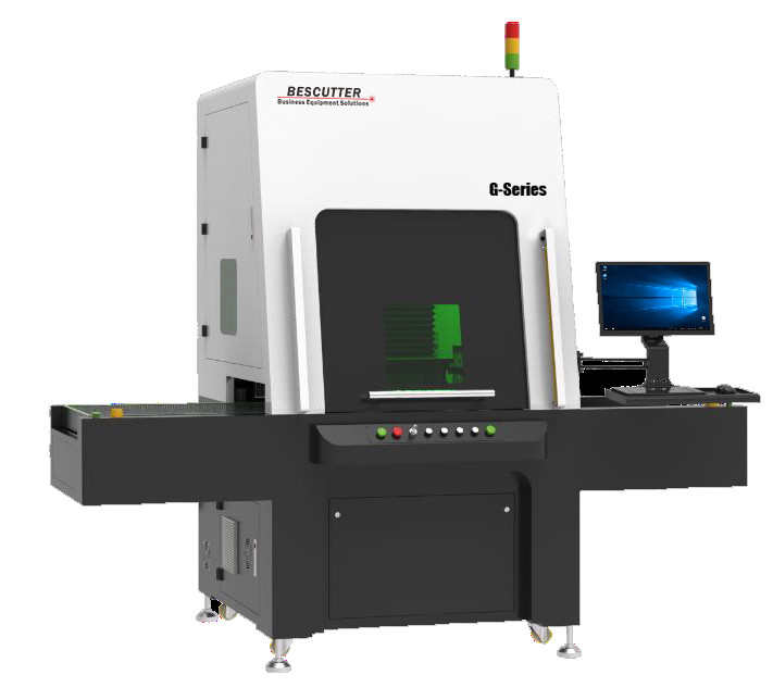 BesCutter 3-axis Laser Head Scanner 180-250W Galvo CO2 Laser Marking Machine Metal Tube Fully Enclosed - BesCutter Laser Cutters and Engravers
