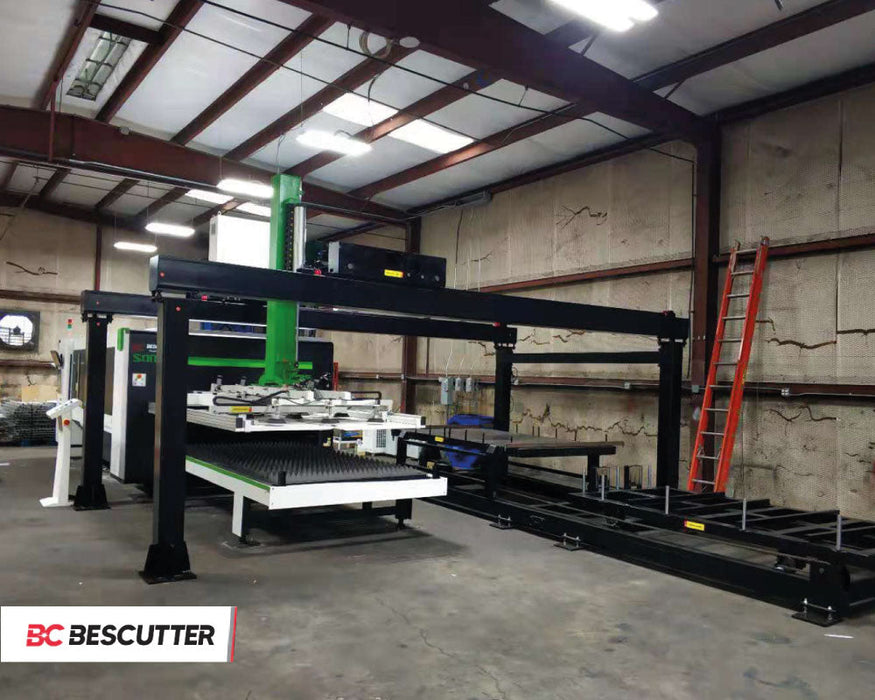 CARGA Y DESCARGA AUTOMÁTICA | Sistema para máquina de corte por láser de fibra.