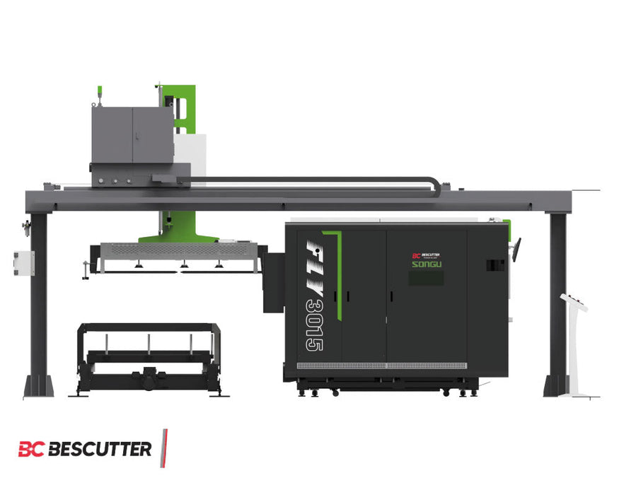 CARGA Y DESCARGA AUTOMÁTICA | Sistema para máquina de corte por láser de fibra.