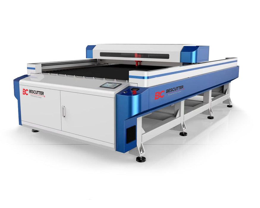 SISTEMA COMPLETO INCLUIDO – BESCUTTER WORKFORCE 1325 – 1530 | 150W | CORTADORA Y GRABADORA LÁSER CO₂ | PLATAFORMA DE TRABAJO DOBLE