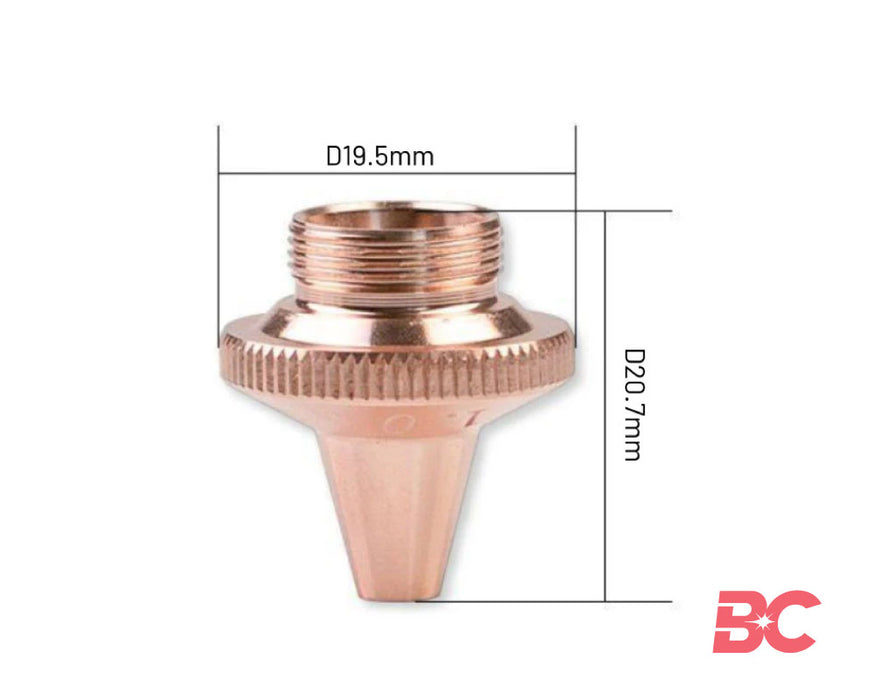 D19.5 Boquillas de Cobre | Cabezal láser de fibra de tubo Raytools