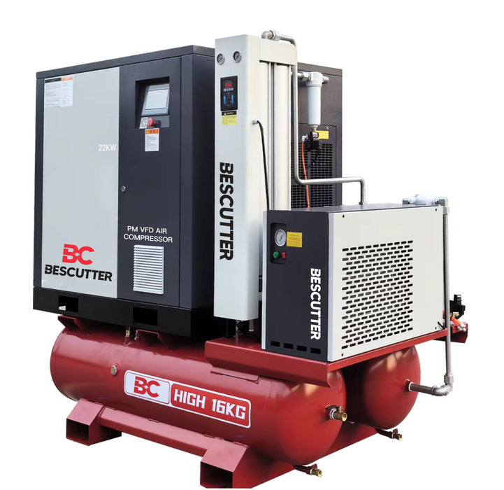 COMPRESOR DE AIRE 22KW  | CORTE POR LÁSER DE FIBRA