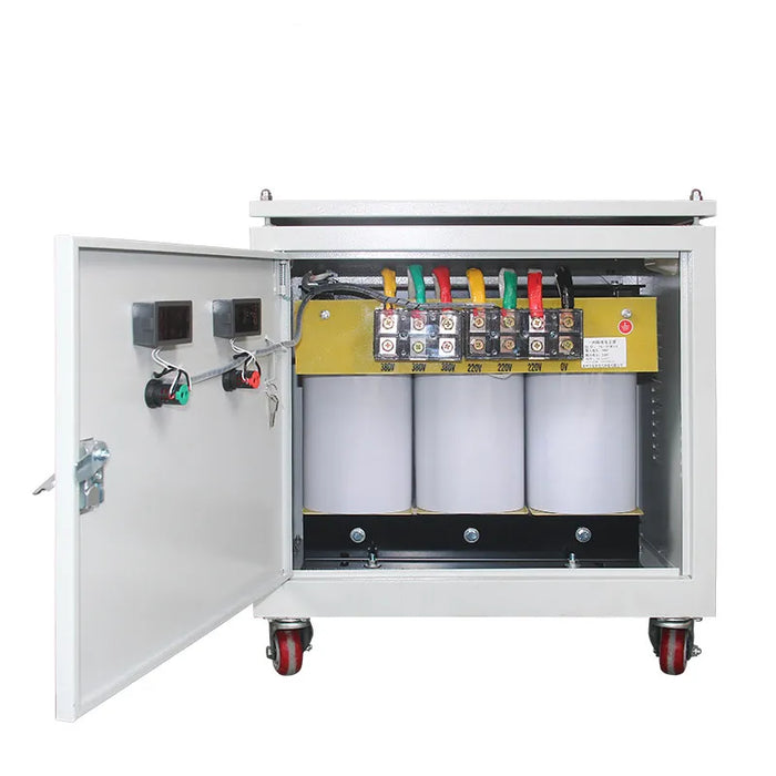 Transformador seco 45KVA Trifásico 208/240/480V a 380V