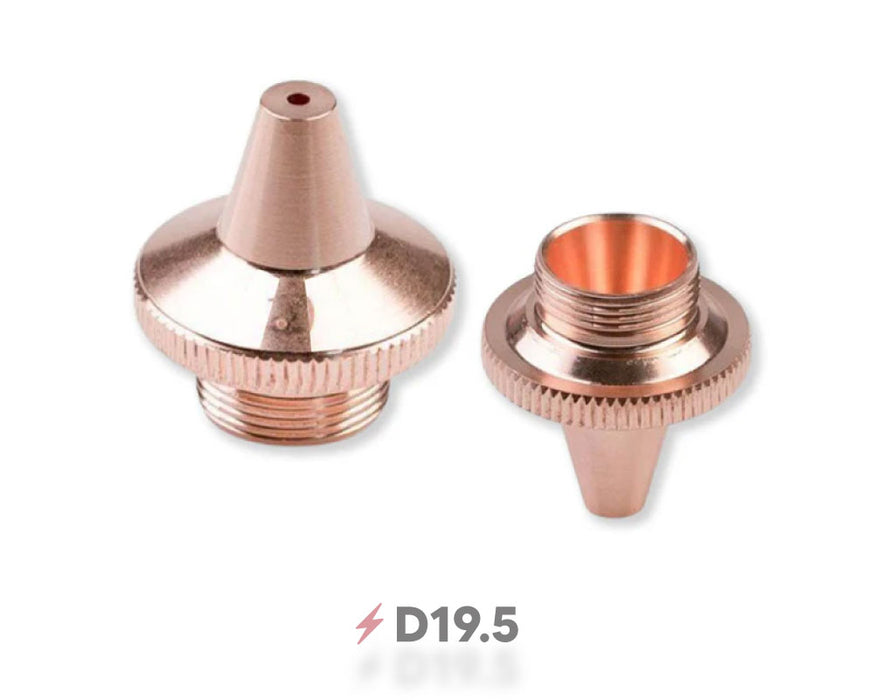 D19.5 Boquillas de Cobre | Cabezal láser de fibra de tubo Raytools