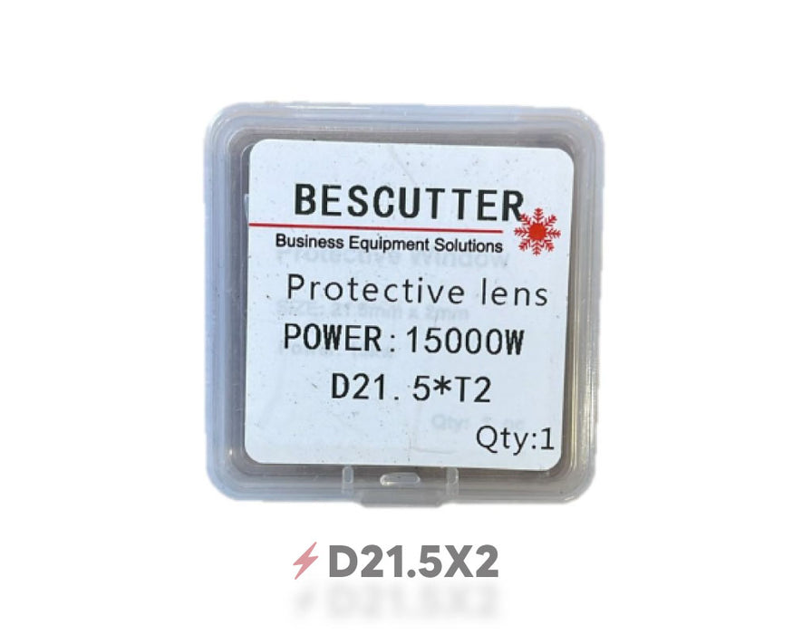 D21.5X2 Lente protectora óptica | 15000W
