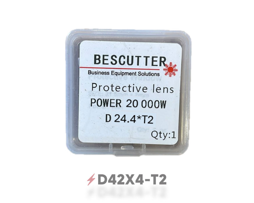 D24.4X2 Lente protectora óptica | 20000W