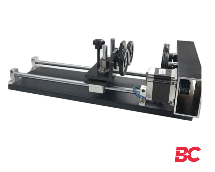 Máquina rotativa de tracción en las cuatro ruedas para grabado láser