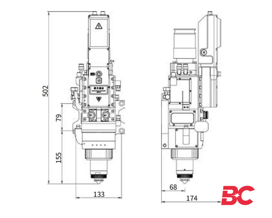 HAN’S LASER HC-20 Cabezal láser de 20 kW