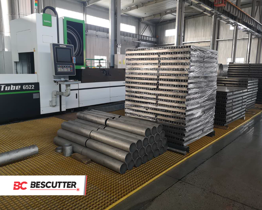 BesCutter HyTube 1-4KW IPG Fiber Laser Tube Cutting Machine with Auto Tube Loading - BesCutter Laser Cutters and Engravers