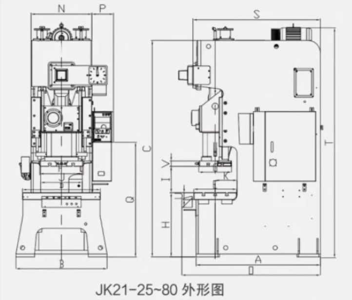 Troqueladora de Cigüeñal Único de Alto Rendimiento JK21