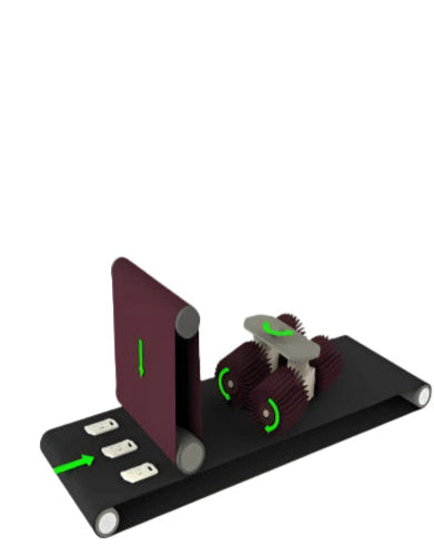 MÁQUINA AUTOMÁTICA DE DESBARBADO CON BANDA ABRASIVA 1000TK