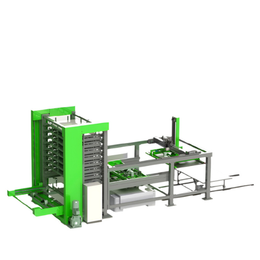 HYSTORE | Sistema automático de carga, descarga y almacenamiento para cortadora láser de fibra