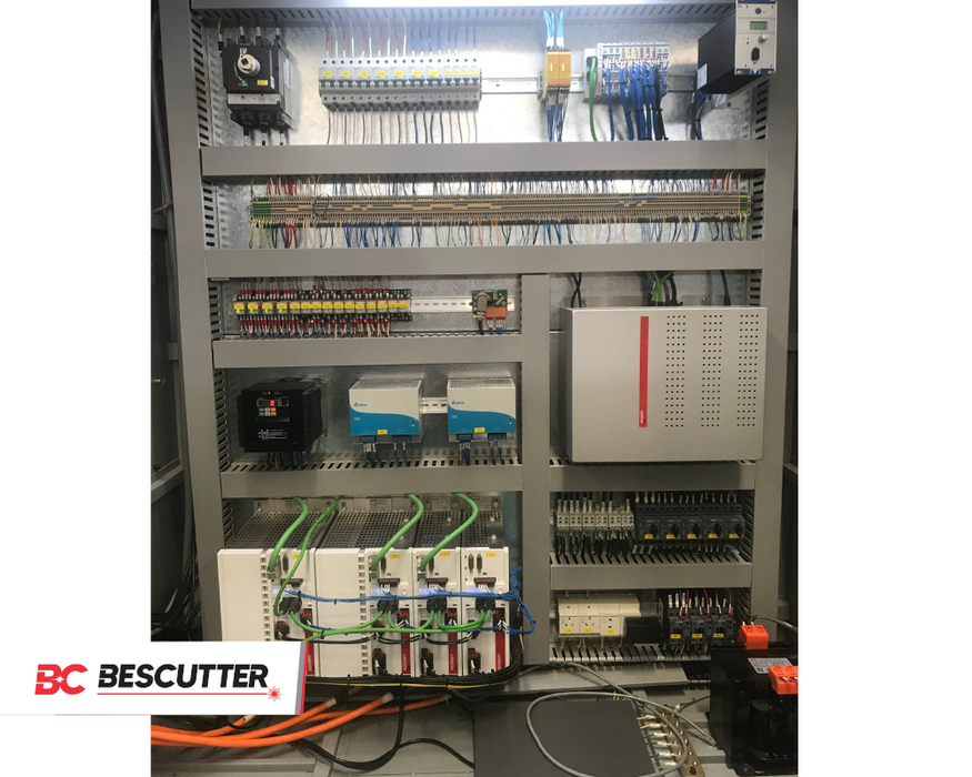 BesCutter Mach Speed 6-15KW 5'x10' IPG Fiber Laser Cutter Fully Enclosed with Hydraulic Shuttle Table - BesCutter Laser Cutters and Engravers