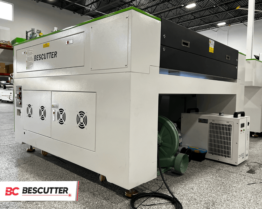 ALL SYSTEM INCLUDED BESCUTTER VERSA STAR 52"X36" 150W CO2 LASER CUTTER & ENGRAVER  |  FAST DELIVERY  |  LEADSHINE STEPMOTORS
