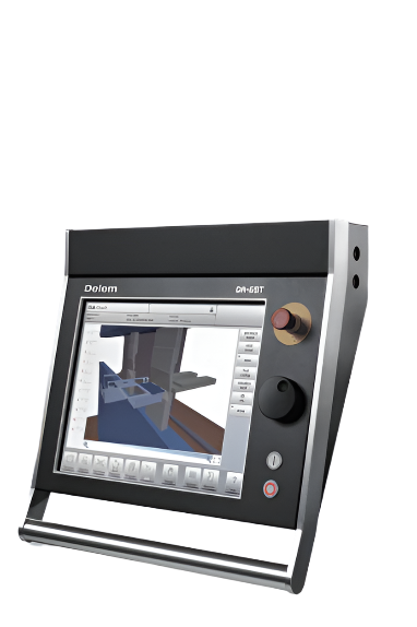 Pantalla Prensa Plegadora CNC BesCutter Serie K 100/160/200/250 Ton 10/13 FT Delem DA69S