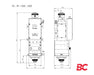 Raytools BS06K Cabezal láser para 0-6KW