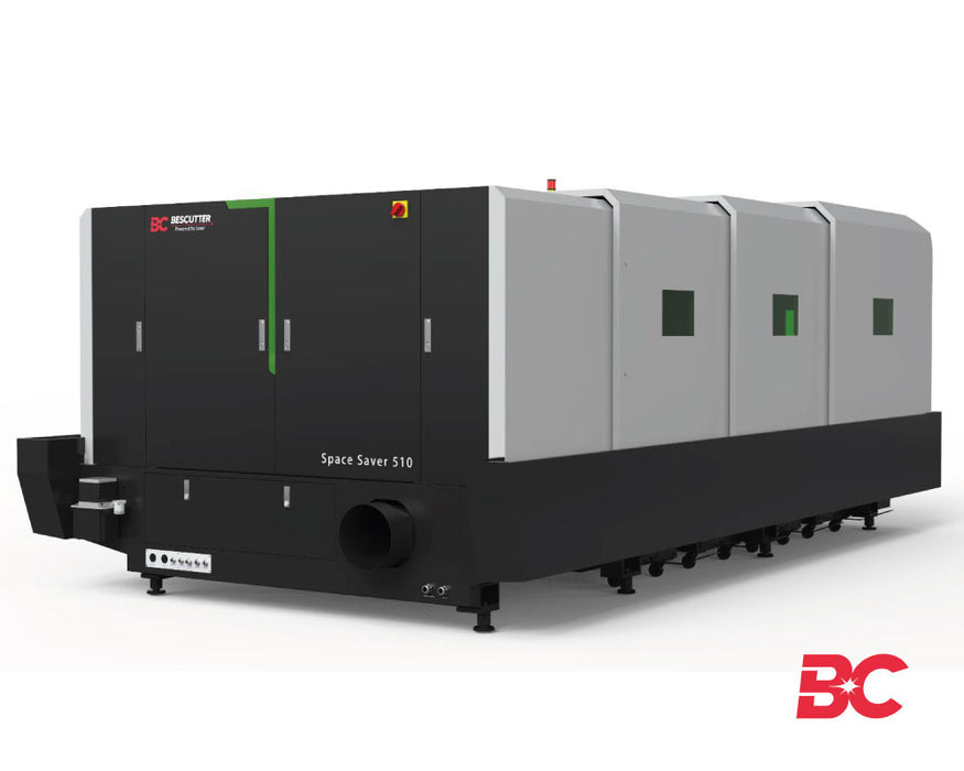 SPACE SAVER ALTA POTENCIA | 1500W-12000W | Máquina de corte láser para láminas metálicas