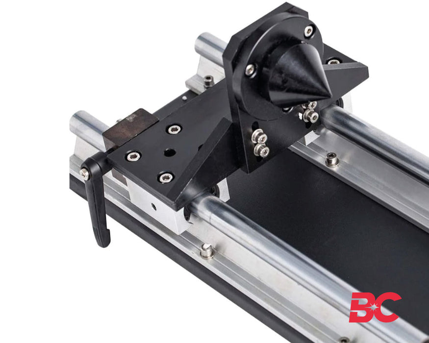 Mandril giratorio de tres mordazas para grabado láser