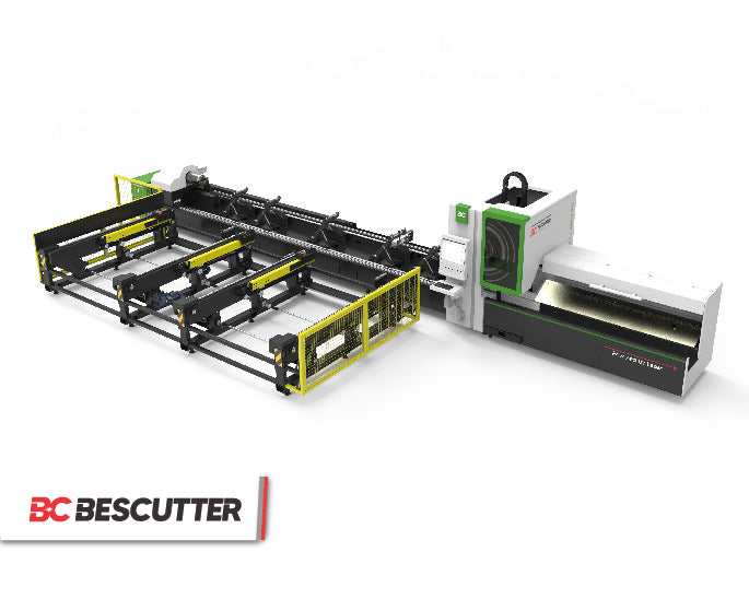 HYTUBE 2000W - 6000W| Máquina de corte de tubos por láser de fibra con arga Automática de Tubos